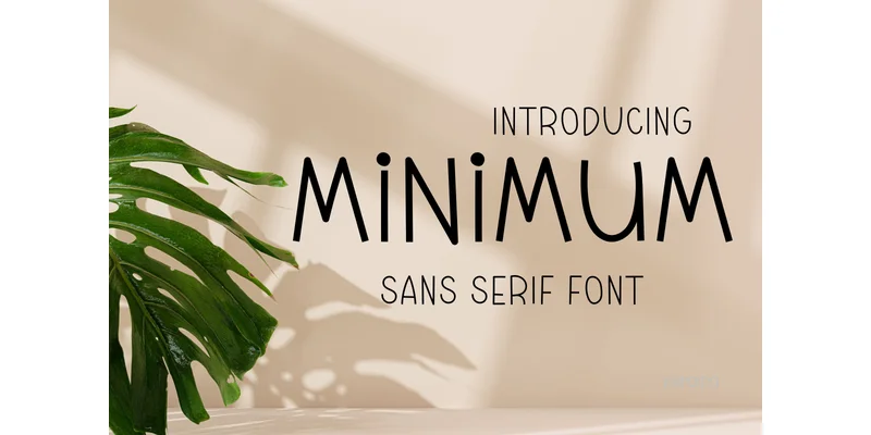 Minimum Font by miraipa — Sans Serif Font