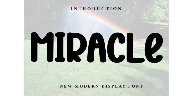 Miracle Font by FreshTypeINK — Sans Serif Font