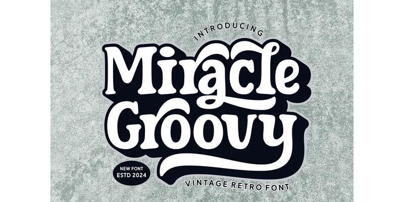 Miracle Groovy Font by Ade (7NTypes) — Display Font