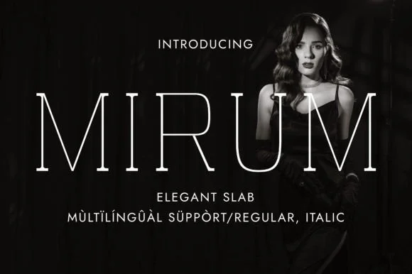 Mirum by Minimalistartstudio — Slab Serif Font