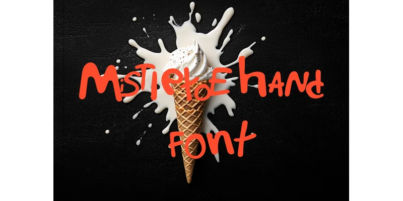 Mistietoe Hand Font by JidapaDesign — Display Font