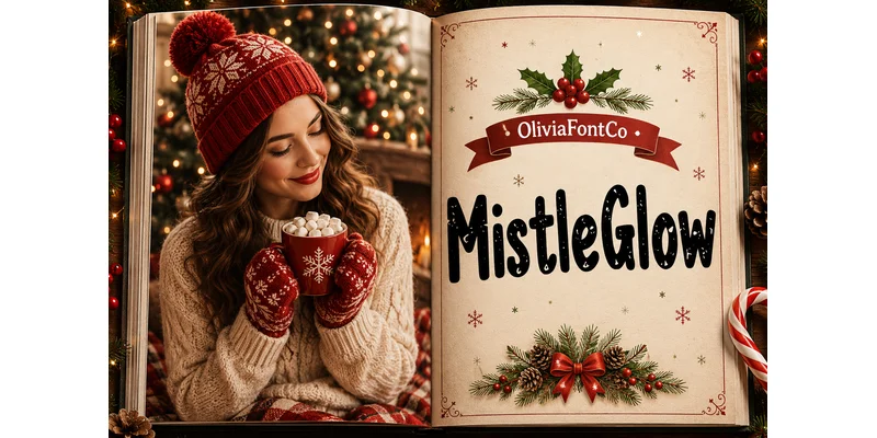 Mistle Glow Font by OliviaFontCo — Display Font — thumbnail 3