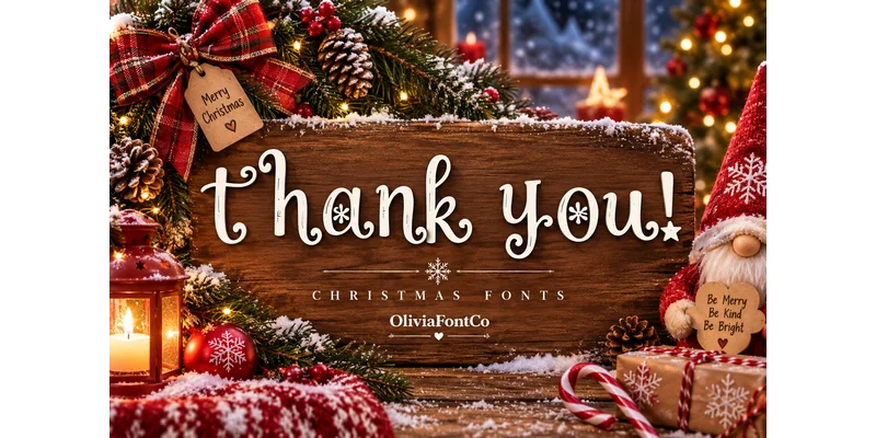 Mistletoe Glow Font by OliviaFontCo — Display Font — thumbnail 4