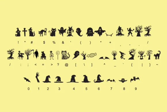 Mitoos Halloween by svgsupply — Dingbats Font — thumbnail 2