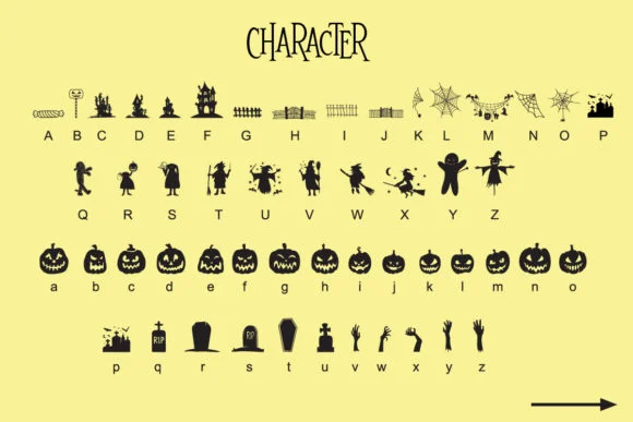 Mitoos Halloween by svgsupply — Dingbats Font — thumbnail 3