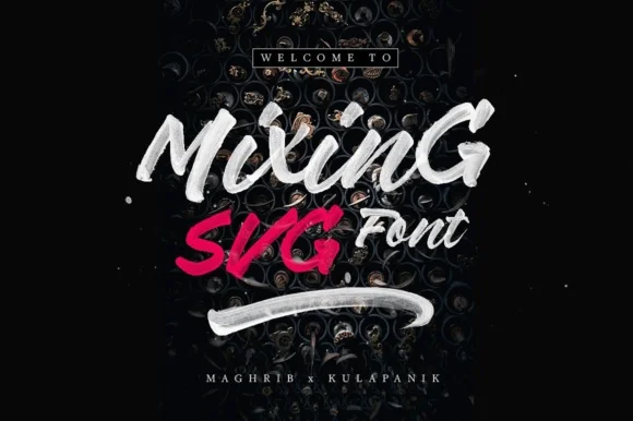 Mixing by maghrib — Color Fonts Font