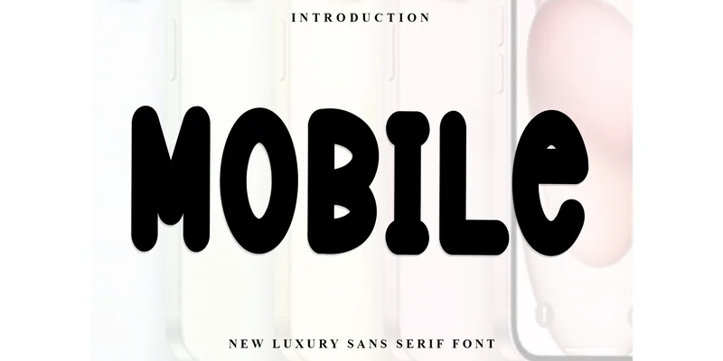 Mobile Font by Inermedia STUDIO — Display Font