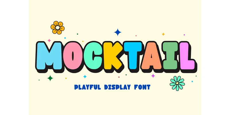Mocktail Font by Mozatype — Display Font