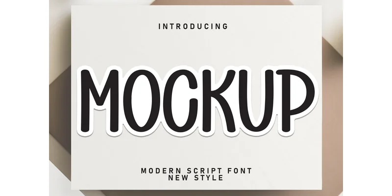 Mockup Font by Strongkeng Old — Sans Serif Font
