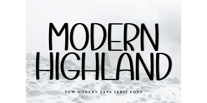 Modern Highland Font by Inermedia STUDIO — Sans Serif Font