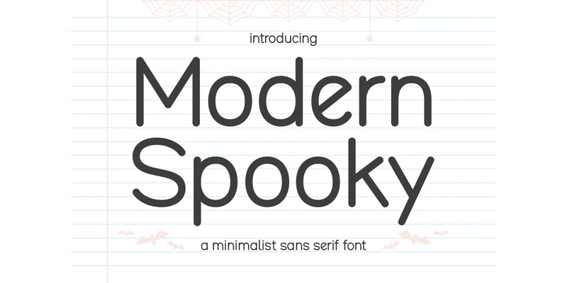 Modern Spooky Font by Eightde — Sans Serif Font