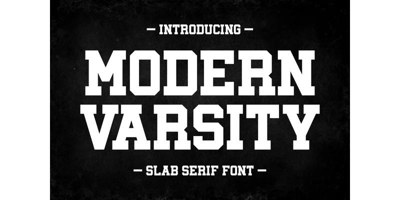 Modern Varsity Font by Ardi (7NTypes) by Ardi (7NTypes) — Slab Serif Font