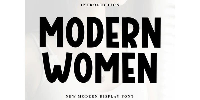 Modern Women Font by FreshTypeINK — Sans Serif Font