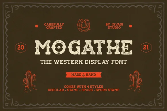 Mogathe by Ginger's Artspace — Slab Serif Font