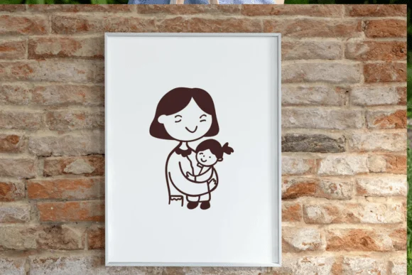 Mom Doodle by Ketsarin — Dingbats Font — thumbnail 5