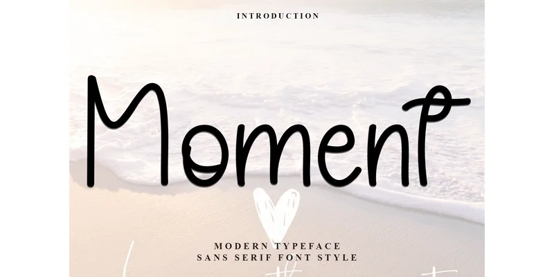 Moment Font by Inermedia STUDIO by Inermedia STUDIO — Decorative Font