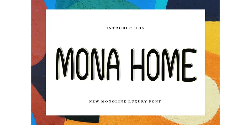 Mona Home Font by PiPi Creative — Display Font
