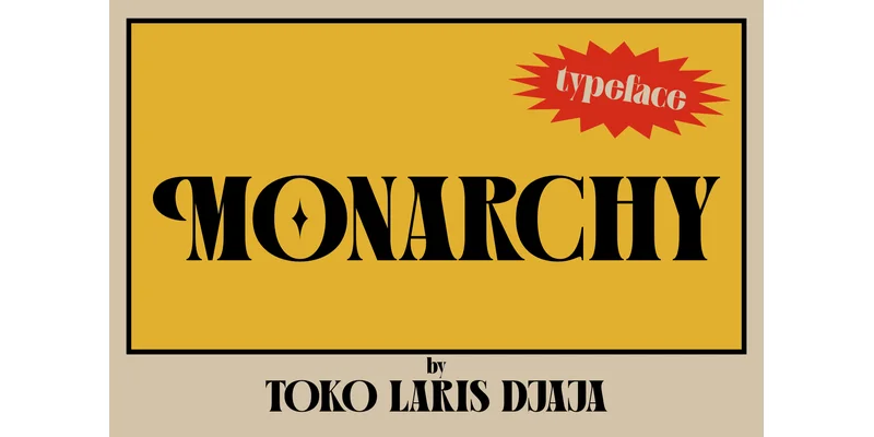 Monarchy Font by Toko Laris Djaja — Display Font
