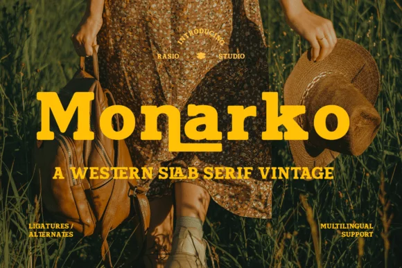 Monarko by product.rasiostudio — Slab Serif Font