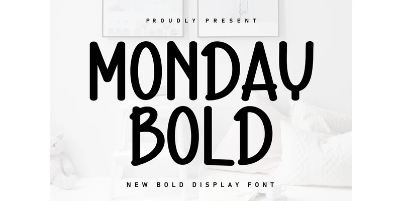Monday Bold Font by ArtLine Design — Display Font