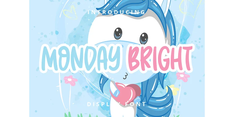 Monday Bright Font by nicetrip7 — Display Font