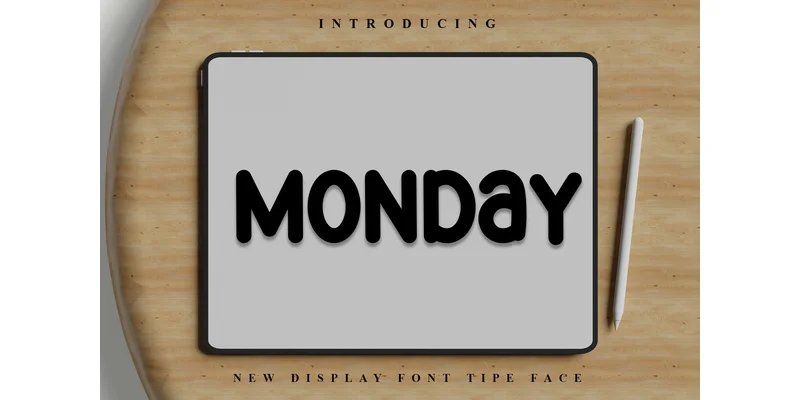 Monday Font by PiPi Creative — Display Font