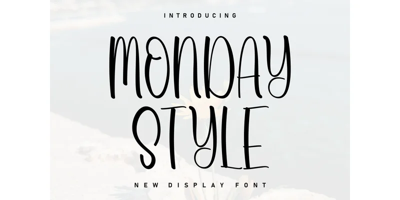 Monday Style Font by KC Production — Display Font