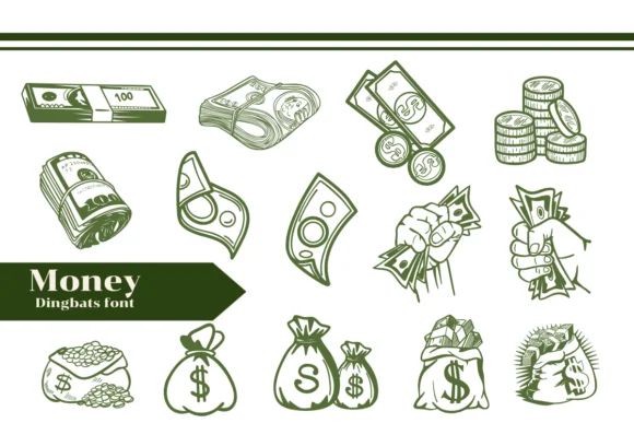 Money by Apiwat Type — Dingbats Font