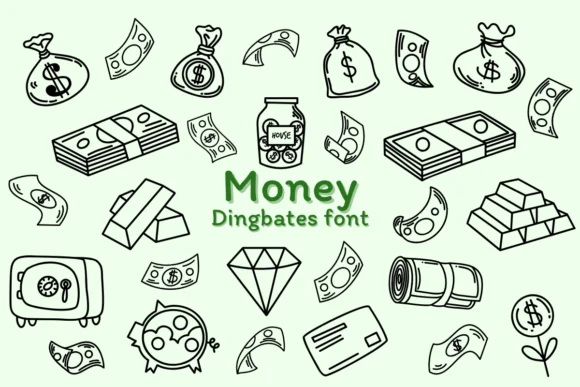 Money by Chonada — Dingbats Font