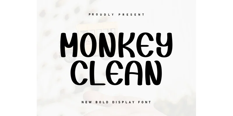 Monkey Clean Font by Berkah Shop — Display Font