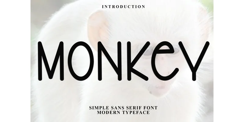 Monkey Font by FreshTypeINK — Sans Serif Font