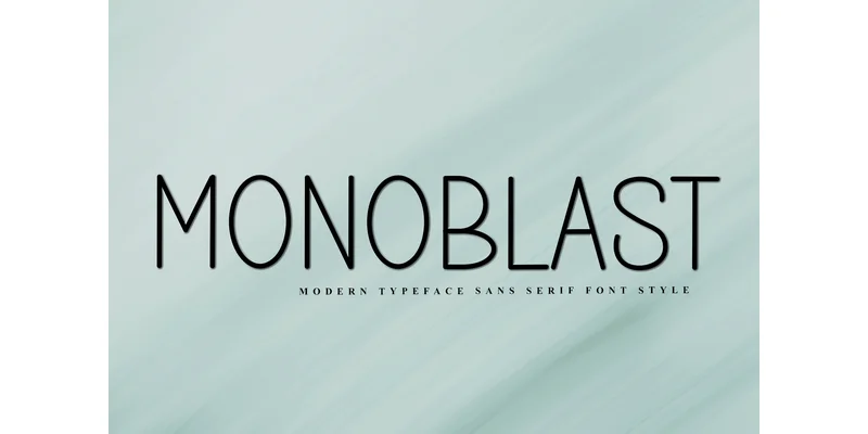 Monoblast Font by FreshTypeINK — Sans Serif Font