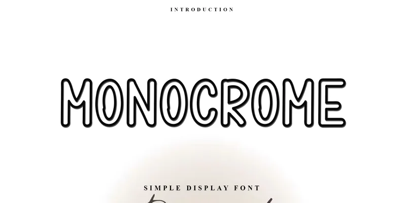 Monocrome Font by Inermedia STUDIO — Display Font