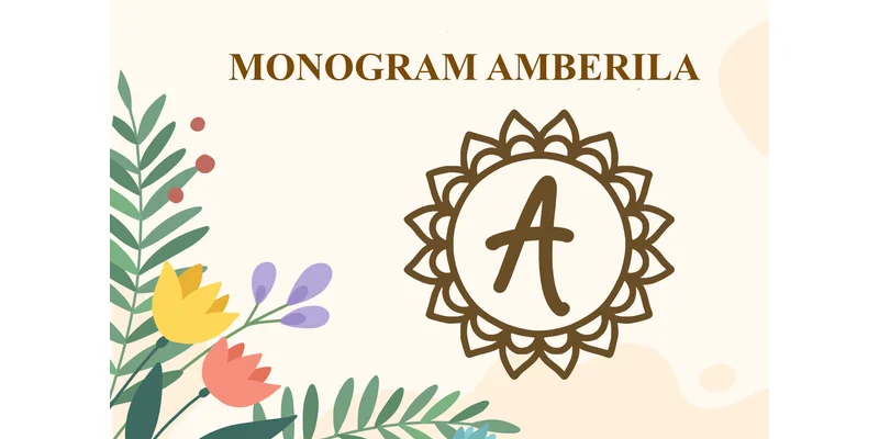 Monogram Amberila Font by mantrasangar.supply by mantrasangar.supply — Decorative Font