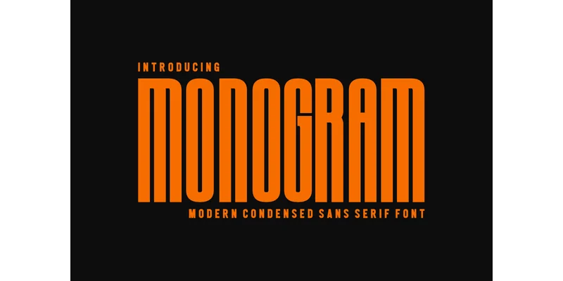 Monogram Font by CraftedType Studio — Sans Serif Font