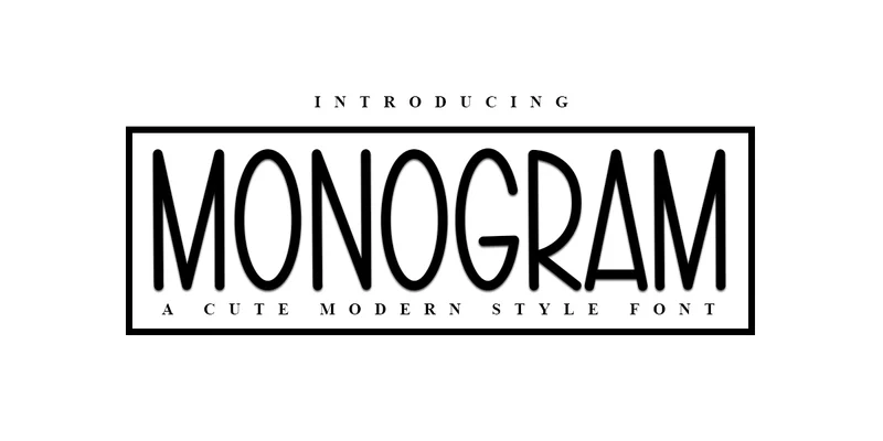 Monogram Font by PAYJHOshop — Sans Serif Font
