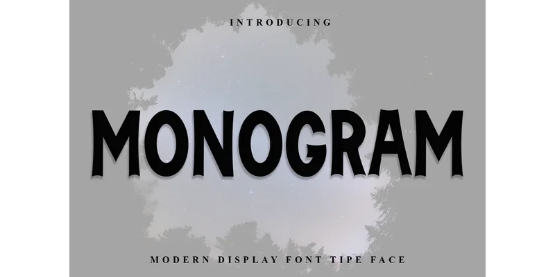 Monogram Font by PiPi Creative — Display Font