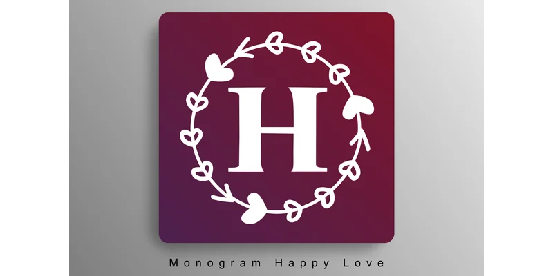 Monogram Happy Love Font by Bold Point by Bold Point — Decorative Font