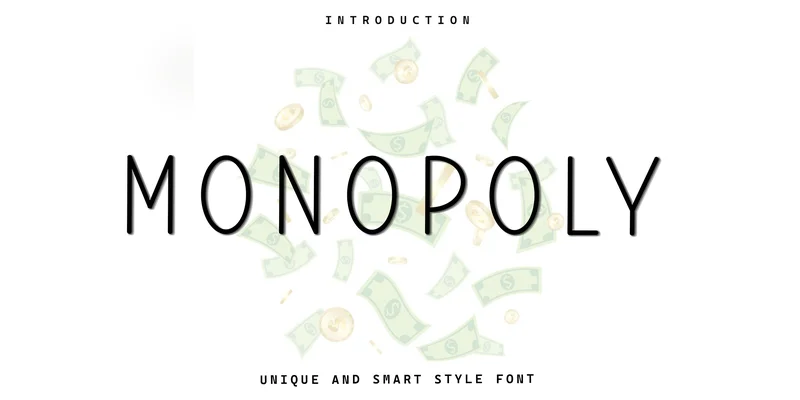 Monopoly Font by FreshTypeINK — Sans Serif Font