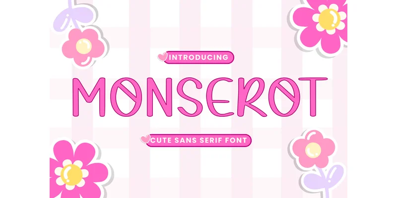 Monserot Font by Letterayu — Sans Serif Font