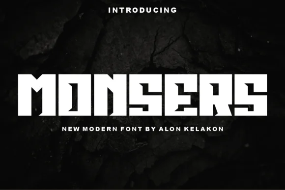 Monsers by alonkelakon — Slab Serif Font