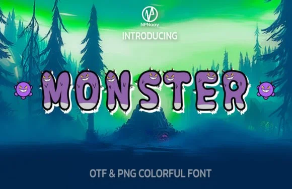 Monster by NPNaay — Color Fonts Font