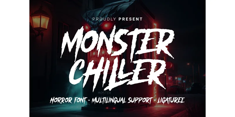 Monster Chiller Font by horrorfont — Display Font