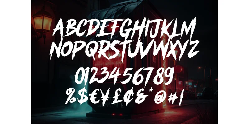 Monster Chiller Font by horrorfont — Display Font — thumbnail 2