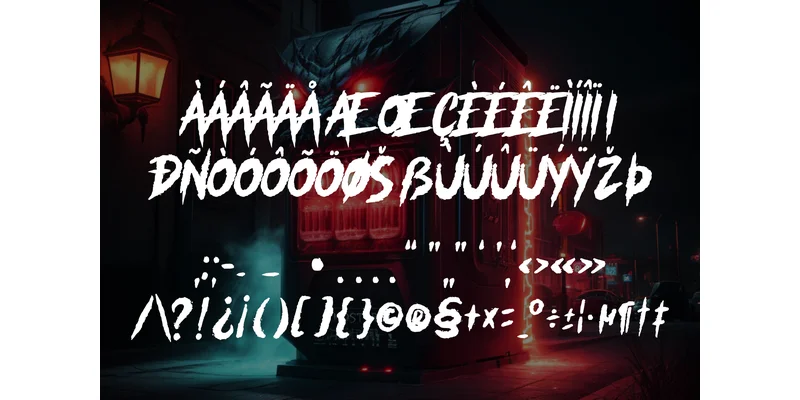 Monster Chiller Font by horrorfont — Display Font — thumbnail 3