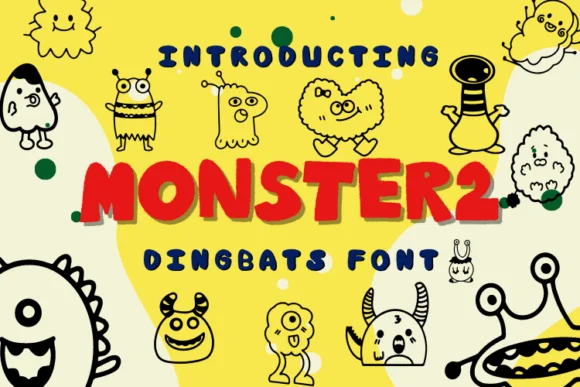 Monster2 by danita.kukkai — Dingbats Font