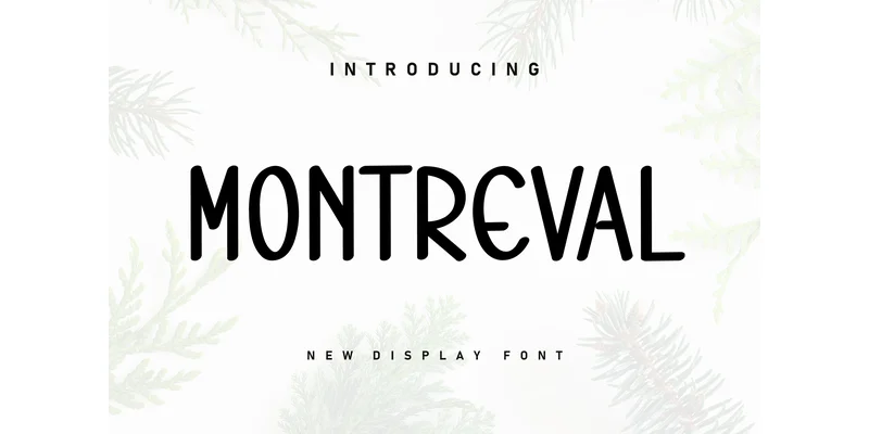 Montreval Font by KC Production — Display Font