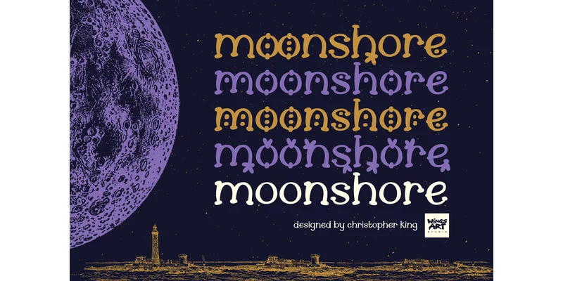 Moonshore Font by wingsart โ Serif Font