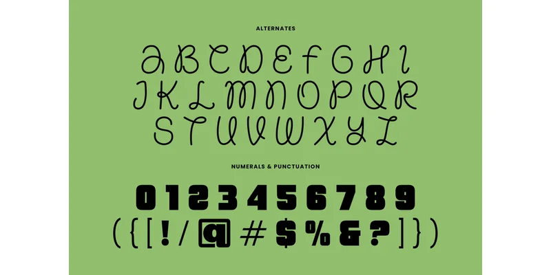 Moreno Font by Mahesans Co — Display Font — thumbnail 8