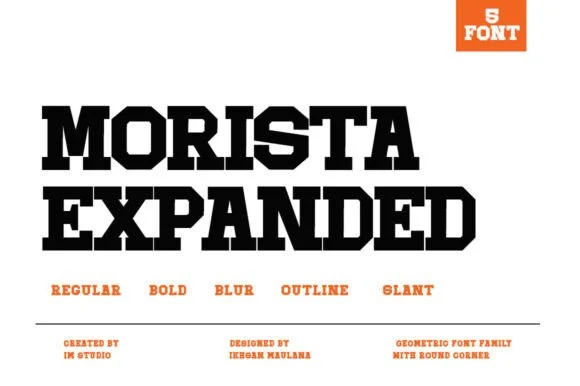 Morista Expanded by IM Studio — Slab Serif Font